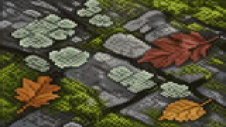 Pixel-art imaginary scene of Kutchan, Kamuikotan, Oshamambe