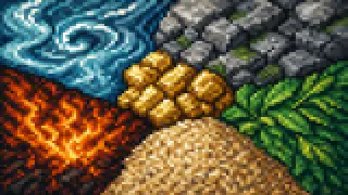 Pixel-art imaginary scene of Kenrokuen ranks among Japan's Three Great Gardens